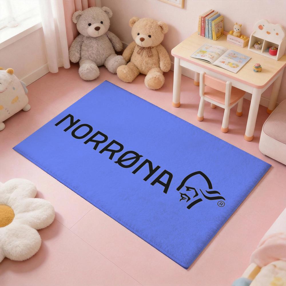 n-norrona Sport brand Floor Mat Thickened Soft Flannel Rug – Non-Slip, Absorbent & Wear-Resistant Indoor Mat for Entryway, Living Room & Daily Home Use