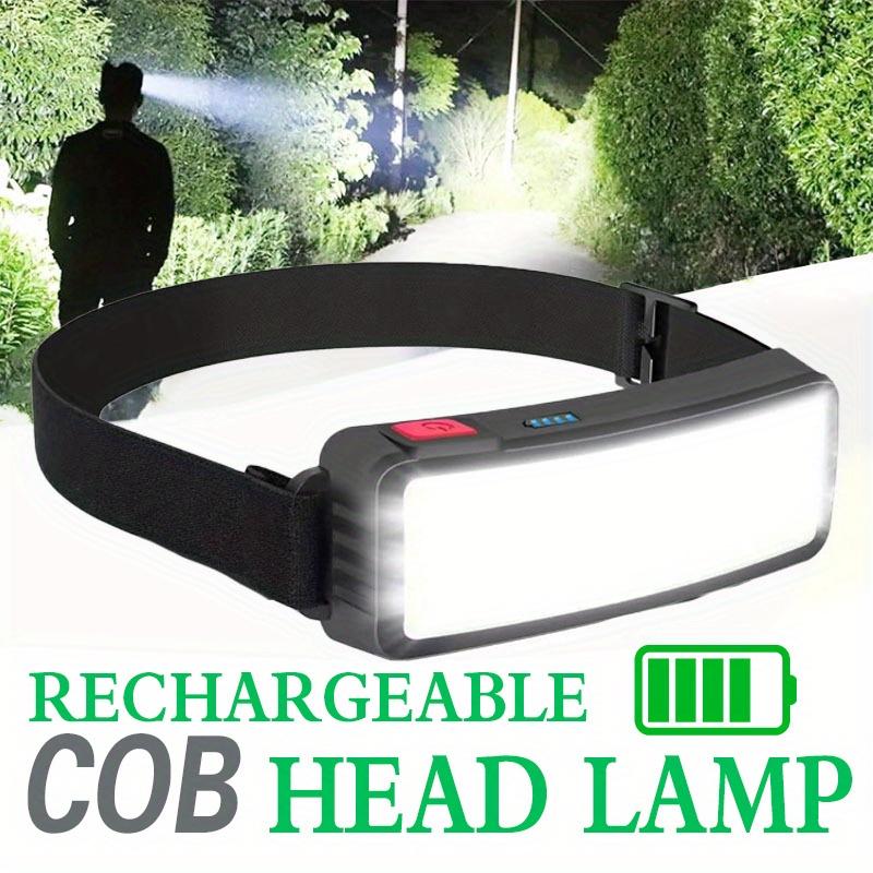 2pcs Head Lamp Usb Rechargeable – Bright Led Headlight for Outdoor Camping, Hiking, Fishing & Running, Lightweight Portable Head Torch with Adjustable Angle, Long Battery Life, Comfortable Headband, Essential Adventure Gear for Hands-free Illumination