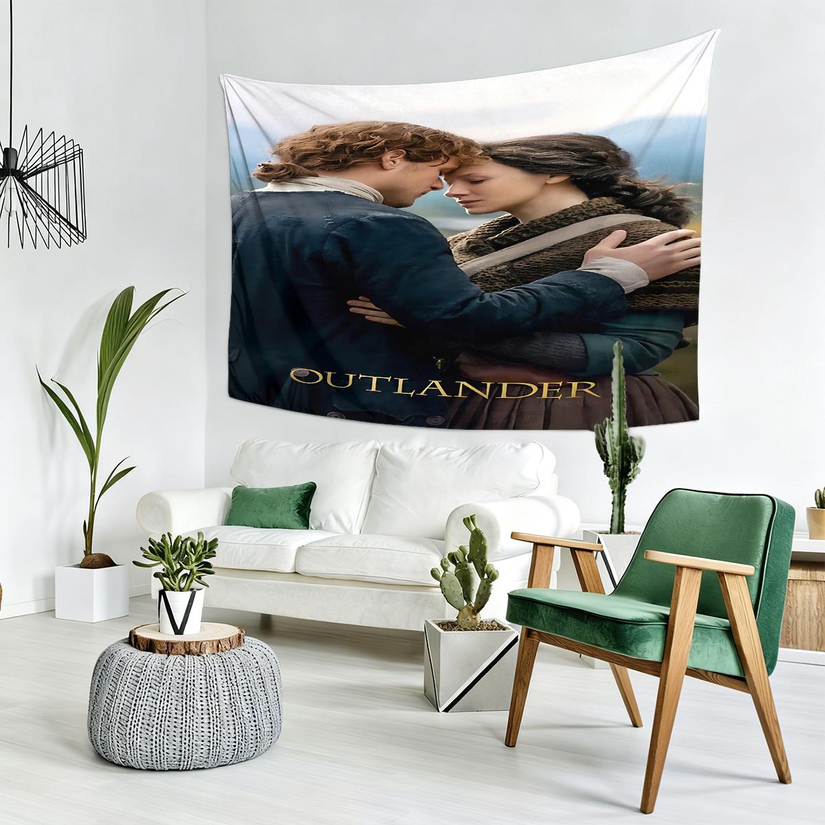 Outlander design  Tapestry, Exquisite Patterns, Soft Fabrics, Perfect for Sofa or Bed Decoration, Comfortable Home Decoration, Bohemian Home Decoration
