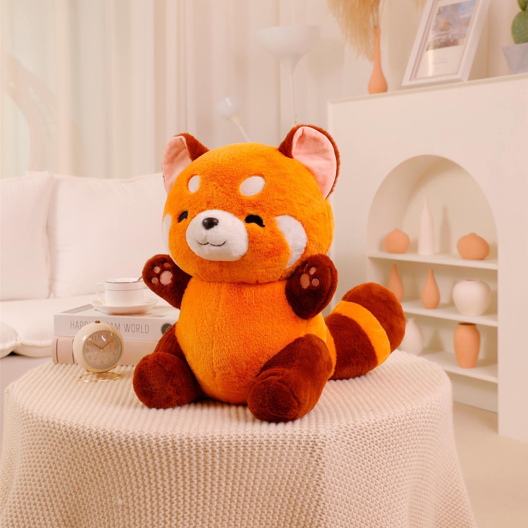 Cute Red Panda Plush Toy, 1 Count Stuffed Animal Toy, Huggable Stuffed Animal, Kawaii Stuffed Animals, Soft and Comfy Plush Toy for Kids, Lovely Plush Gift for Children