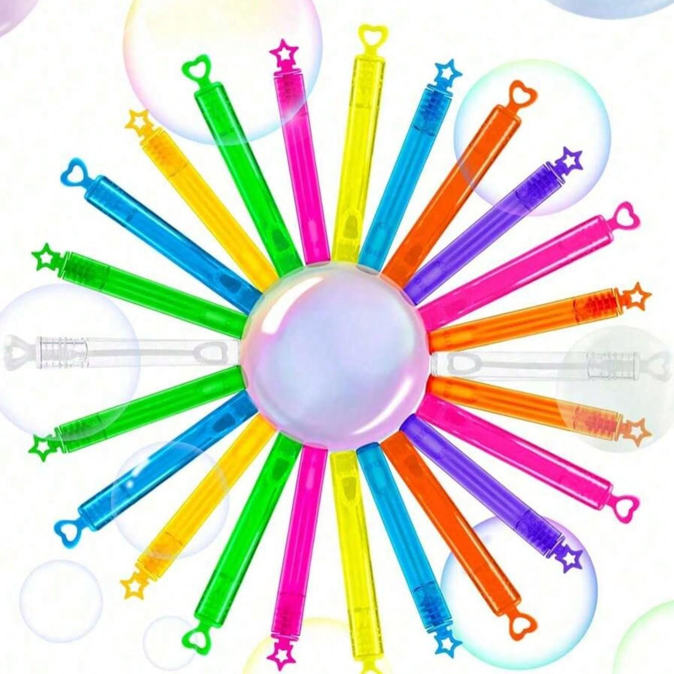 12/24/48 colorful bubble sticks, wedding gifts, Christmas gifts, suitable for parties, weddings, indoor and outdoor events, bubble parties