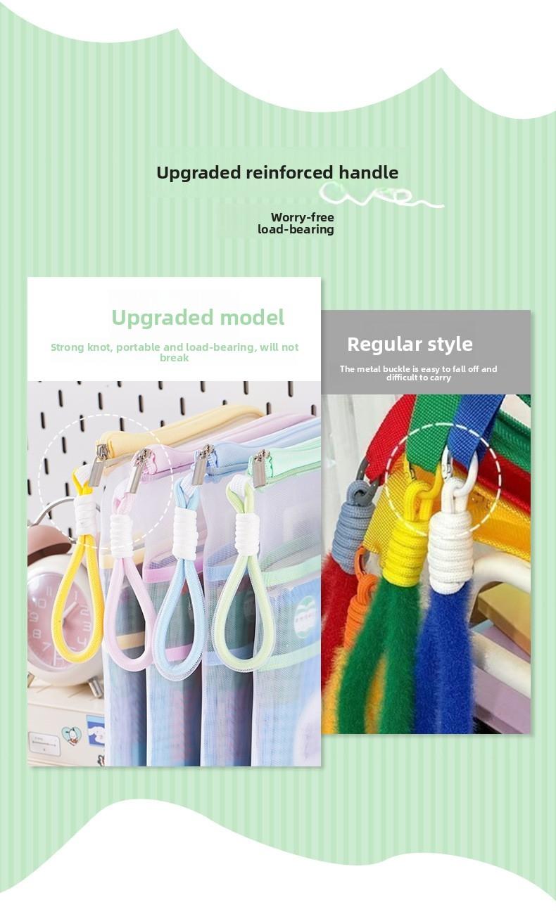 A4 to A3 Painting Storage Bag Handheld Document Folder Student Exam Paper Organizer Subject Classification Homework Pouch