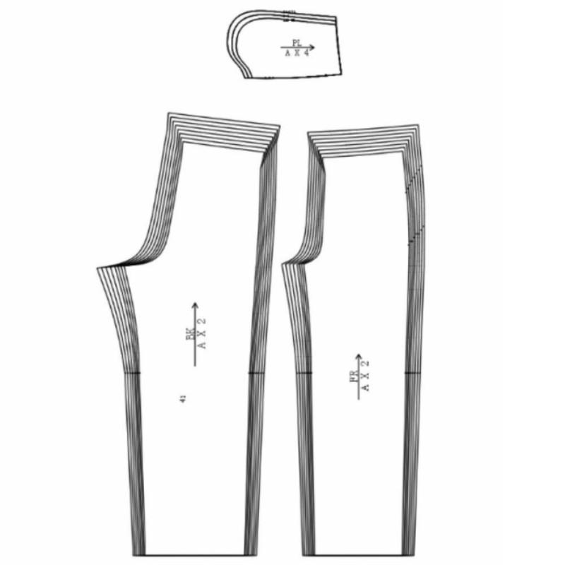 Women's Xxs-3xl Sewing Pattern Set, 8 Sizes, DIY Fabric Clothing Design, Handmade Fashion, Craft Supplies, Not Finished Clothes