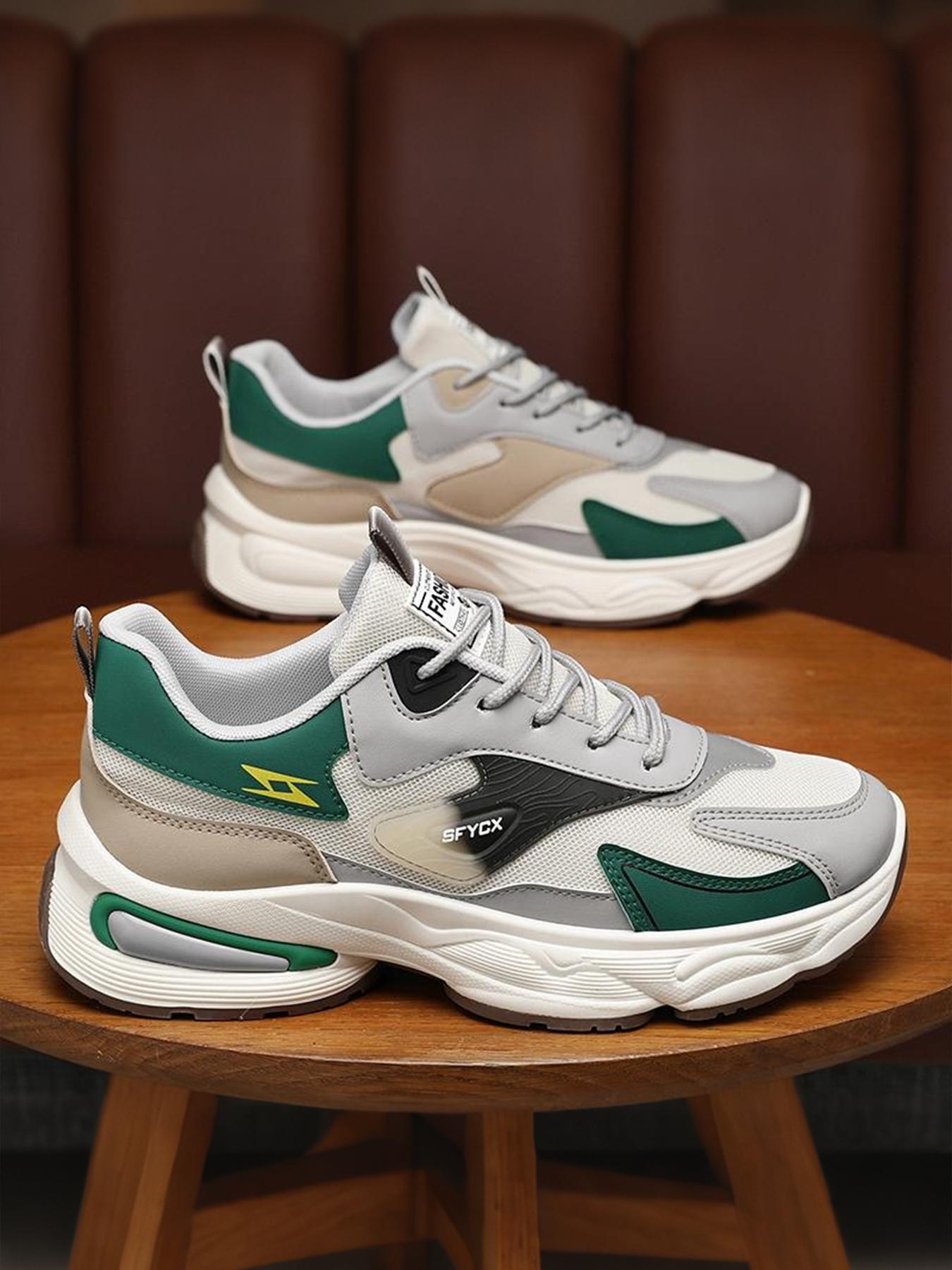 Men's Urban Grip Trendy Sneakers | Thick Sole Dad Shoes | All-Day