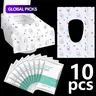 30pcs Disposable Toilet Seat Covers Pack, Toilet Seat Protector, Cute Rabbit and Heart Design, Longer and Wider, Suitable for Public Restrooms, Travel, Airplane Use, Toilet Accessories Cover #GLOBAL PICKS