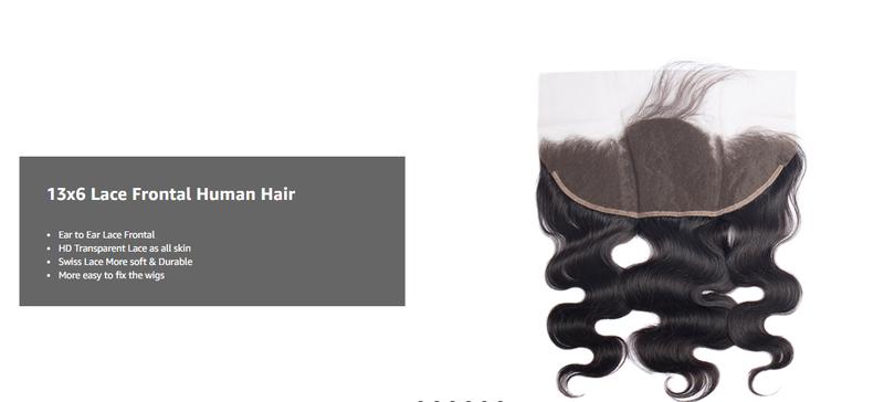 Lemoda 13x6/13X6/5X5/4X4 Lace Frontal 14-22 Inch Burmese Curly /Straight/Body/Deep/Water Wave HD Transparent Lace Frontals 12A Brazilian Virgin Human Hair Lace Frontal Closure Natural Black