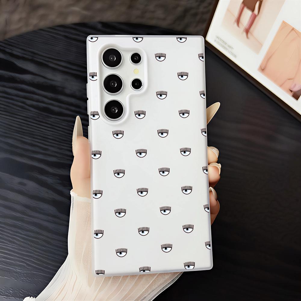 Italian Fashion Influencer Chiara Ferragni Phone Case 2‑in‑1 Clear Jelly Case for Samsung Galaxy S26/S26+/S26 Ultra/S25/S24/S23/S22 | Dopamine Photo Card Holder | Soft TPU Shockproof Anti‑Yellowing Slim Lightweight Protective Cover