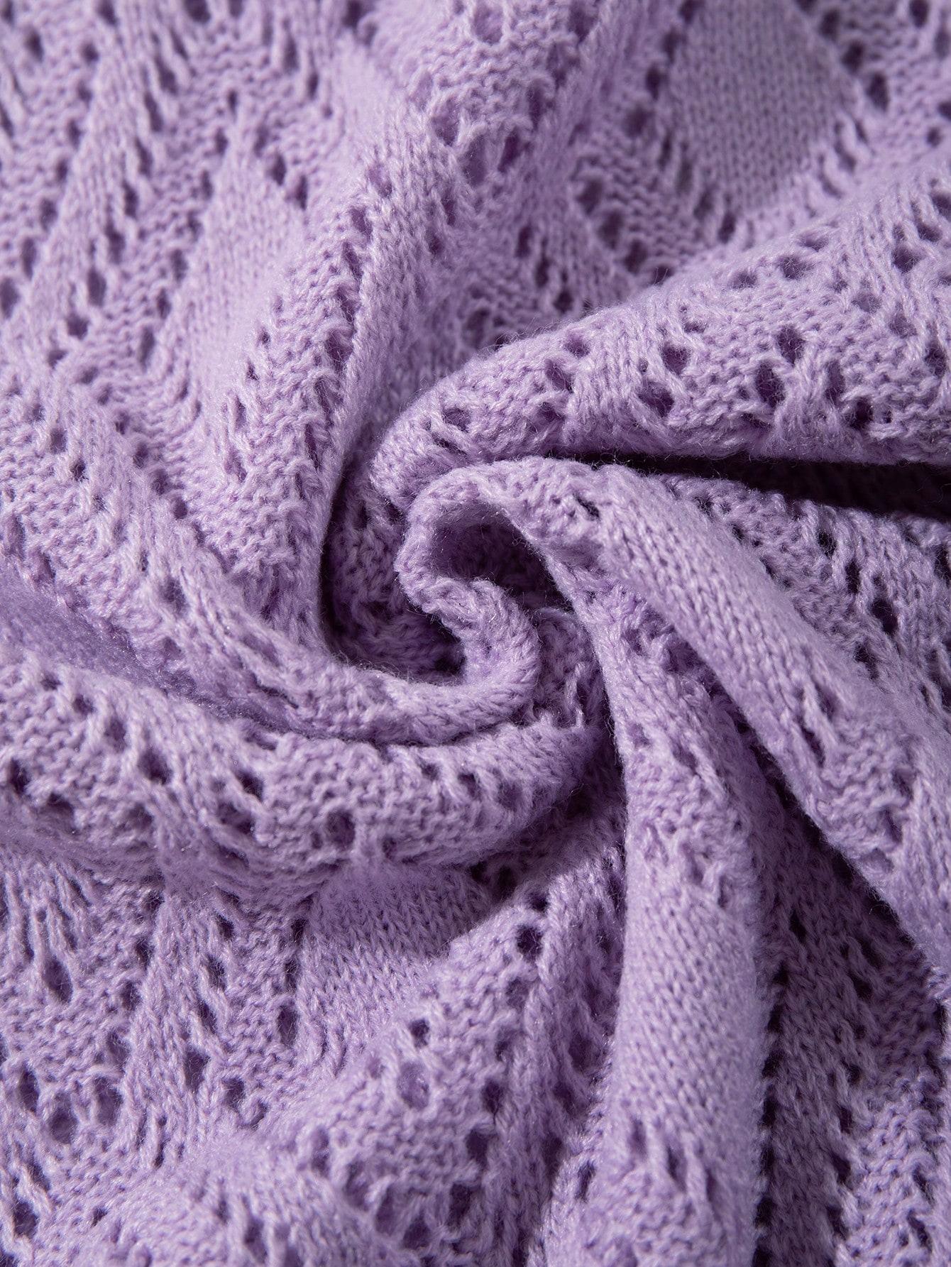 Men's Spring Summer Casual Hollow Out V Neck Knit Sweater, Short Sleeve Fashion Simple Comfortable Lightweight, Perfect for Daily Streetwear