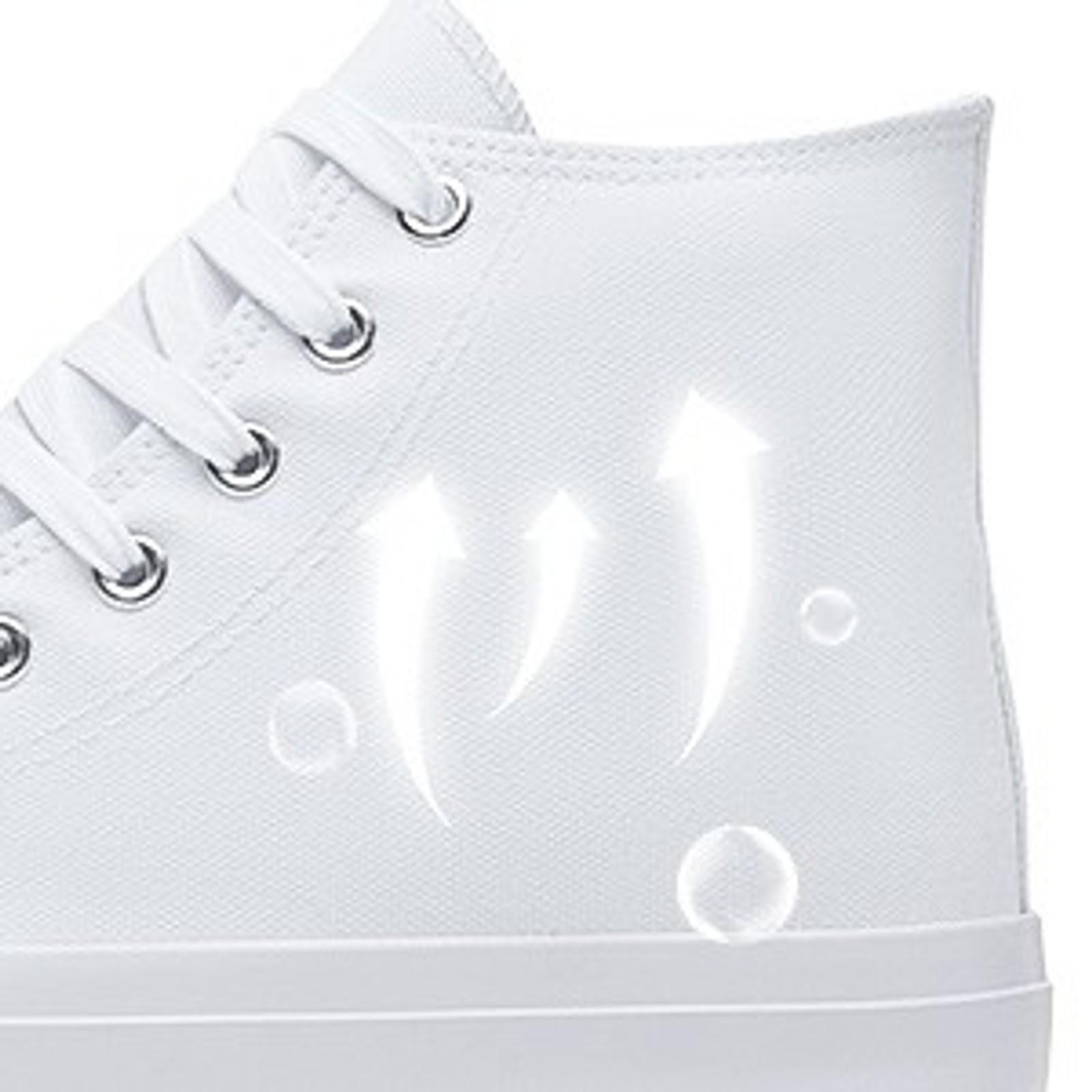 Men's High Top Canvas Sneakers Lace Up Classic Casual Walking Shoes | Breathable canvas upper,non-slip rubber outsole,high-top lace-up,classic casual style,for walking,tennis,travel,sportsGift
