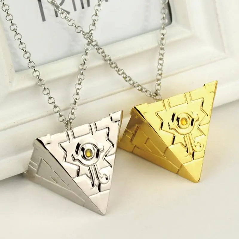Anime  Millenium Puzzle YuGiOh Yugi Millennium Pendant Necklace for Women and Men Jewelry Accessories