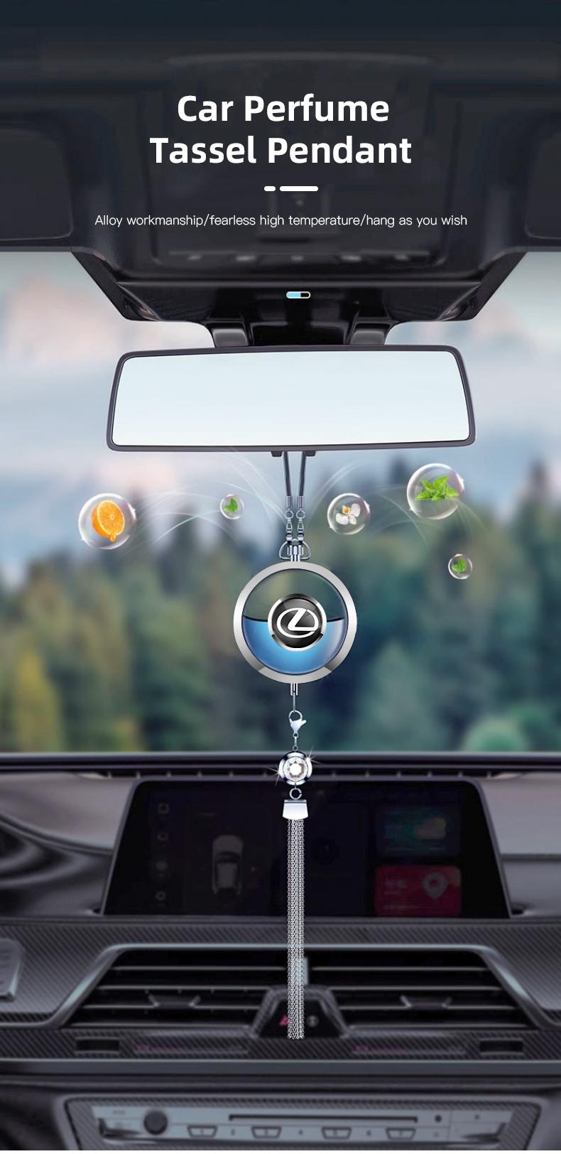 1Pcs Car Perfume Pendant Air Freshener Hanging Perfume Diffuser For Lexus GS IS LS500h ES260 ES300h RX350h NX260 UX260 LM LC RZ450e TX RC CT200h GX550 LX600 LX570 NX350 HS250