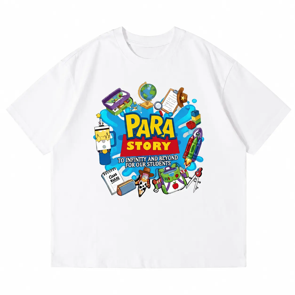 NOVIMA  Para Story Paraprofessional Shirt, Teacher Aide Tee, Paraeducator Shirt, Back to School Gift, Classroom Support Staff Tee