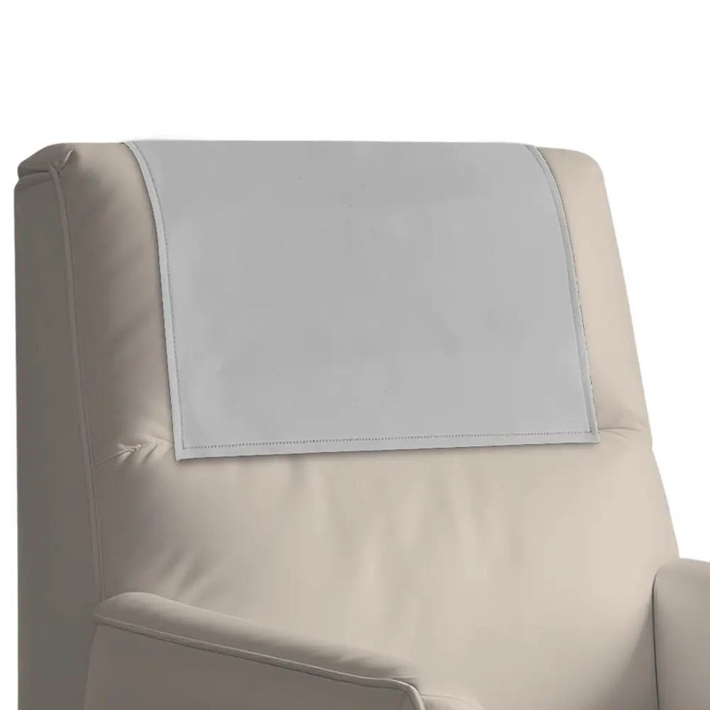 PU Material Recliner Headrest Protector - Durable, Stain-Resistant, Non-Slip Couch Headrest Cover for Pet Owners - Modern Home Decor Fit for Living Room, Office Daily Use