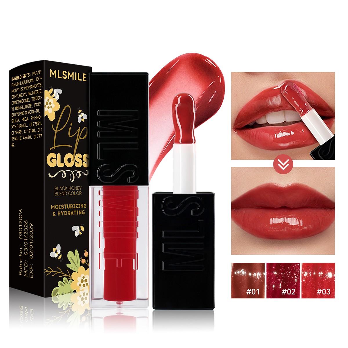 Honey Lip Gloss, 3 Color Options, Moisturizing & Nourishing, Multi-Functional Beauty Item, Perfect Valentine's Day Gift