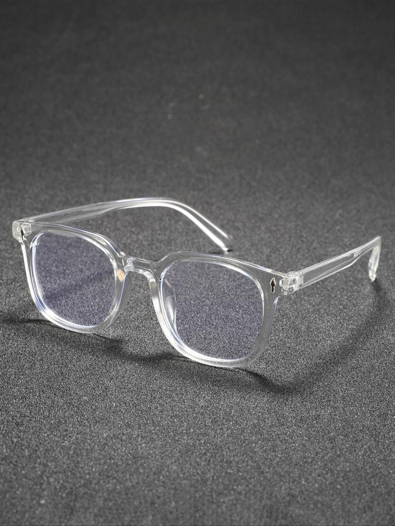 Classic Simple Unisex Non-Prescription Glasses, Suitable for Daily Life and Office Use, 1 Pair/2 Pairs, Men and Women, Classic Fashion Glasses