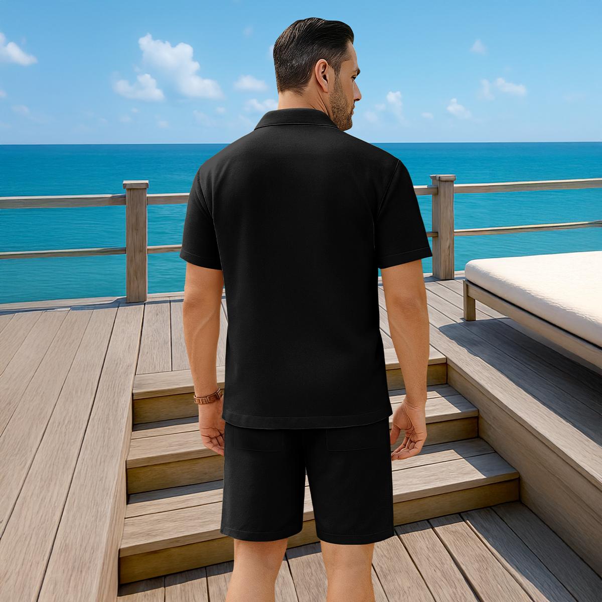 GINGTTO Men's Short Sets Summer Beach Outfits Men's 2 Piece Set Casual Short Sleeve Shirts and Shorts Vacation Sets Clothes Suits Tropical Fathersdaygift GINGTTO Men's Short Sets Summer Beach Outfits Men's 2 Piece Set Casual Short Sleeve Shirts and Shorts Vacation Sets Clothes Suits Tropical Fathersdaygift