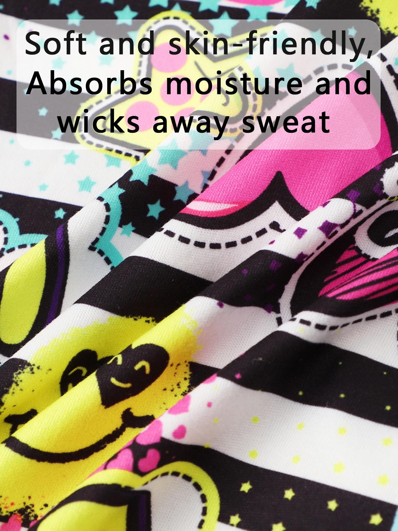 Men's trendy graffiti boxer briefs, soft and highly elastic, combining both comfort and stylish appearance