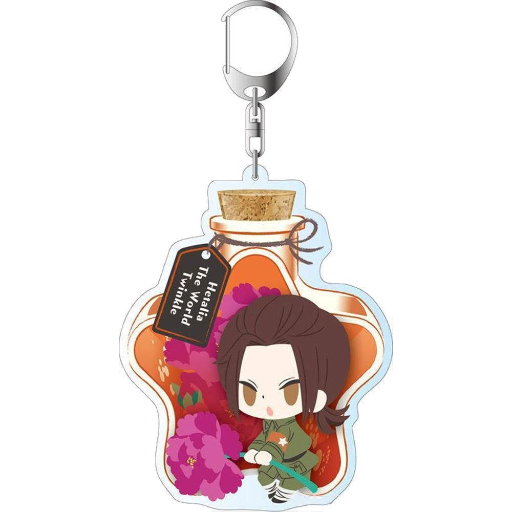 Anime Peripheral Store Hetalia: World Stars Charappu Fleur Ver Acrylic Keychain Pendant Ornamen Fans Charm Gifts About 6cm