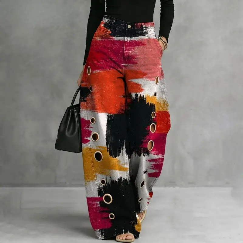 Polyester-Color Block(Non-denim)