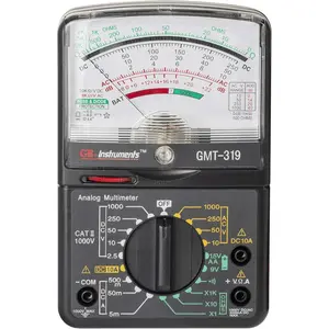 GMT-319 Multimeter Tester, RJ-45 & RJ-11, 7 Function / 19 1000V Black