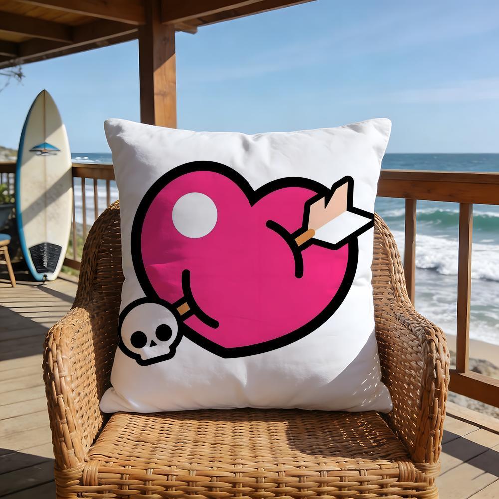 hot game Brawl Stars emoji meme Pillow Case 2026 new style printing Pillowcase Anti-dustmite Invisible zipper silky short plush Sofa cushion cover polyester microfiber queen king bed home