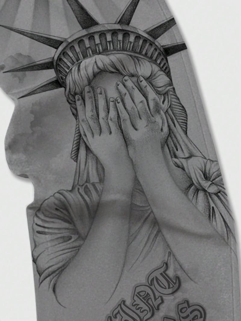 Street Life Men's Casual Wide Leg Religious Style Pants, Men's and Women's Grey Christian Casual Sanitary Pants, Angel Sacred Heart Saint Printed Autumn/Winter Sports Pants Virgin Mary, Casual Streetwear Trousers