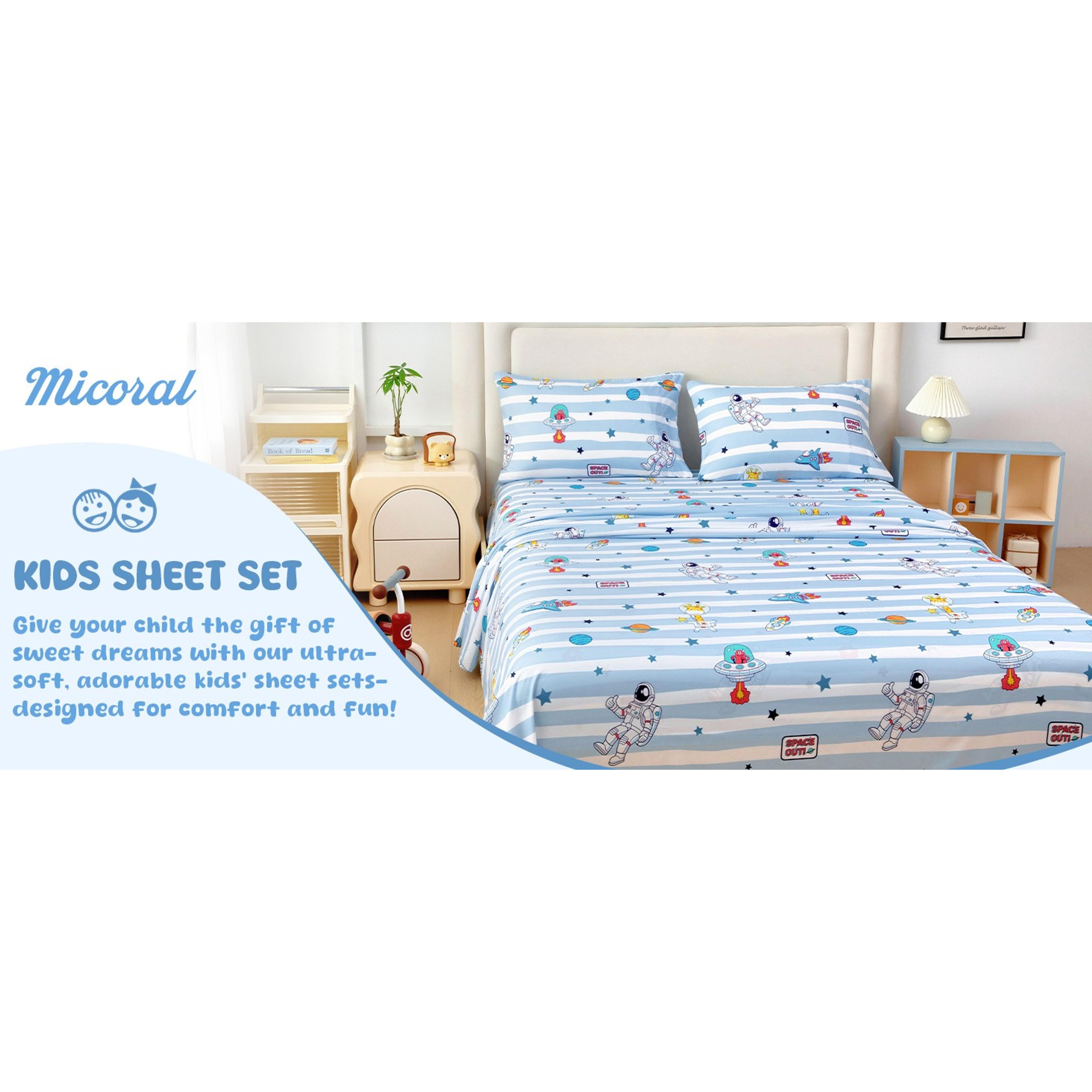 Queen Bed Sheets Set, Soft Breathable Bedding Sheet Set, Sheets Set with 16" Deep Pocket Design (4 Pieces, Queen, Turquoise)
