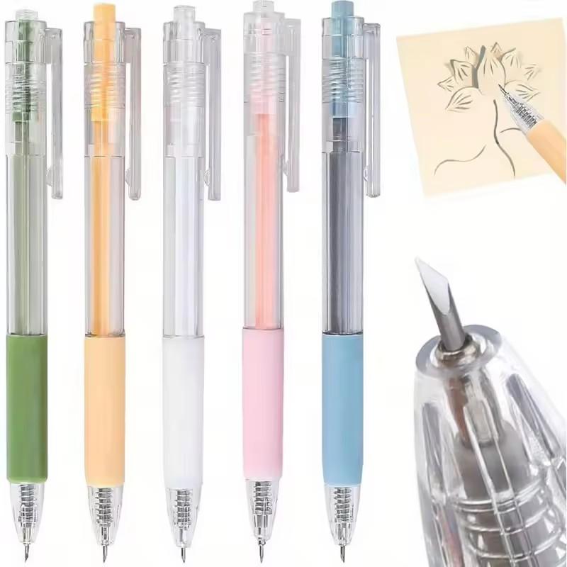 Art Utility Knife Pen, Cut Stickers Scrapbooking Cutting Tool, Express Box Knife, School Supplies, DIY Craft Supplies