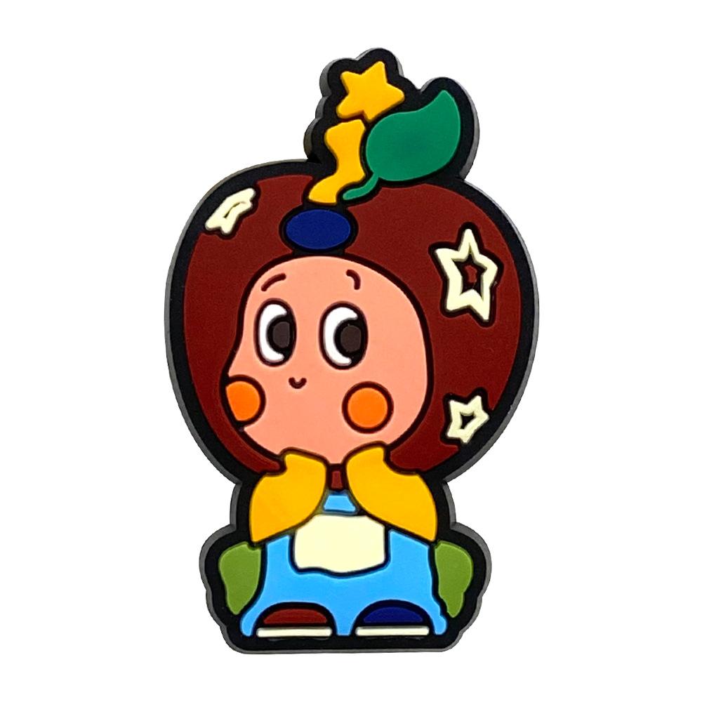 10pcs Cartoon Yellow Star Character PVC Shoe Accessories, DIY Waterproof Detachable Sandal Strap, Kids Christmas Gift, Party Style 10pcs Cartoon Yellow Star Character PVC Shoe Accessories, DIY Waterproof Detachable Sandal Strap, Kids Christmas Gift, Party Style