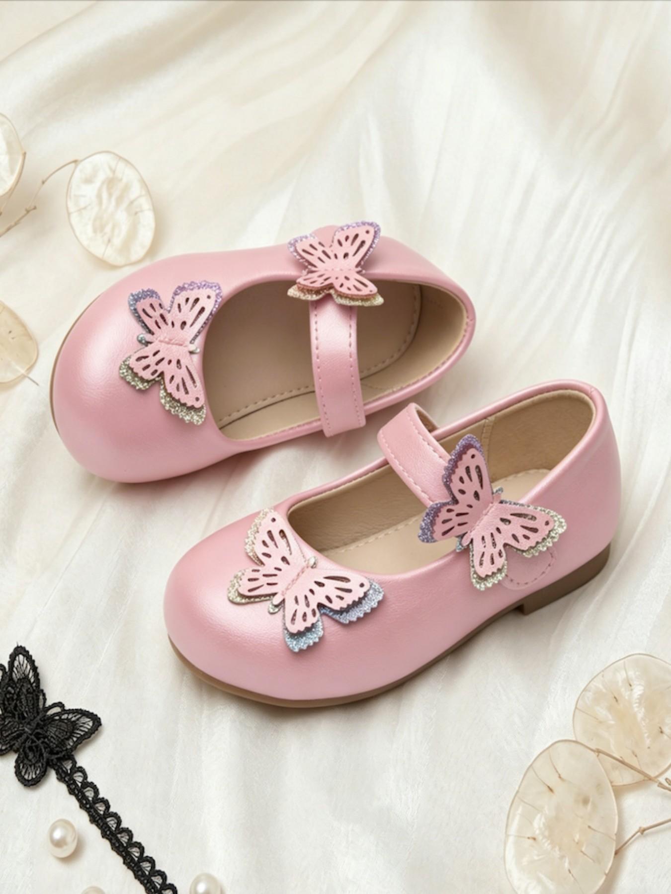 Girls' Bow Mary Jane Shoes, Soft Sole Anti-Slip Low Heel, Round Toe PU Leather, Casual All Seasons, Perfect for Parties and Weddings Girls' Bow Mary Jane Shoes, Soft Sole Anti-Slip Low Heel, Round Toe PU Leather, Casual All Seasons, Perfect for Parties and Weddings