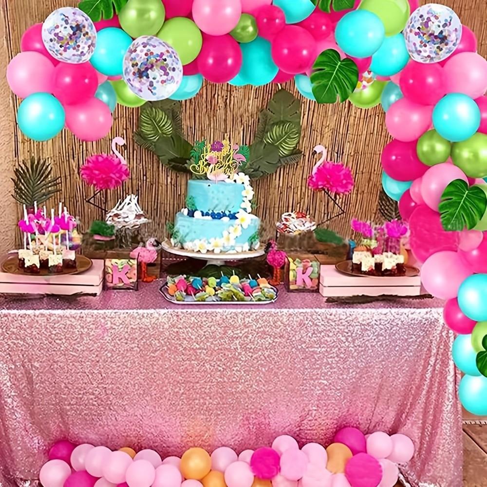 1 flamingo-themed birthday party cake decoration