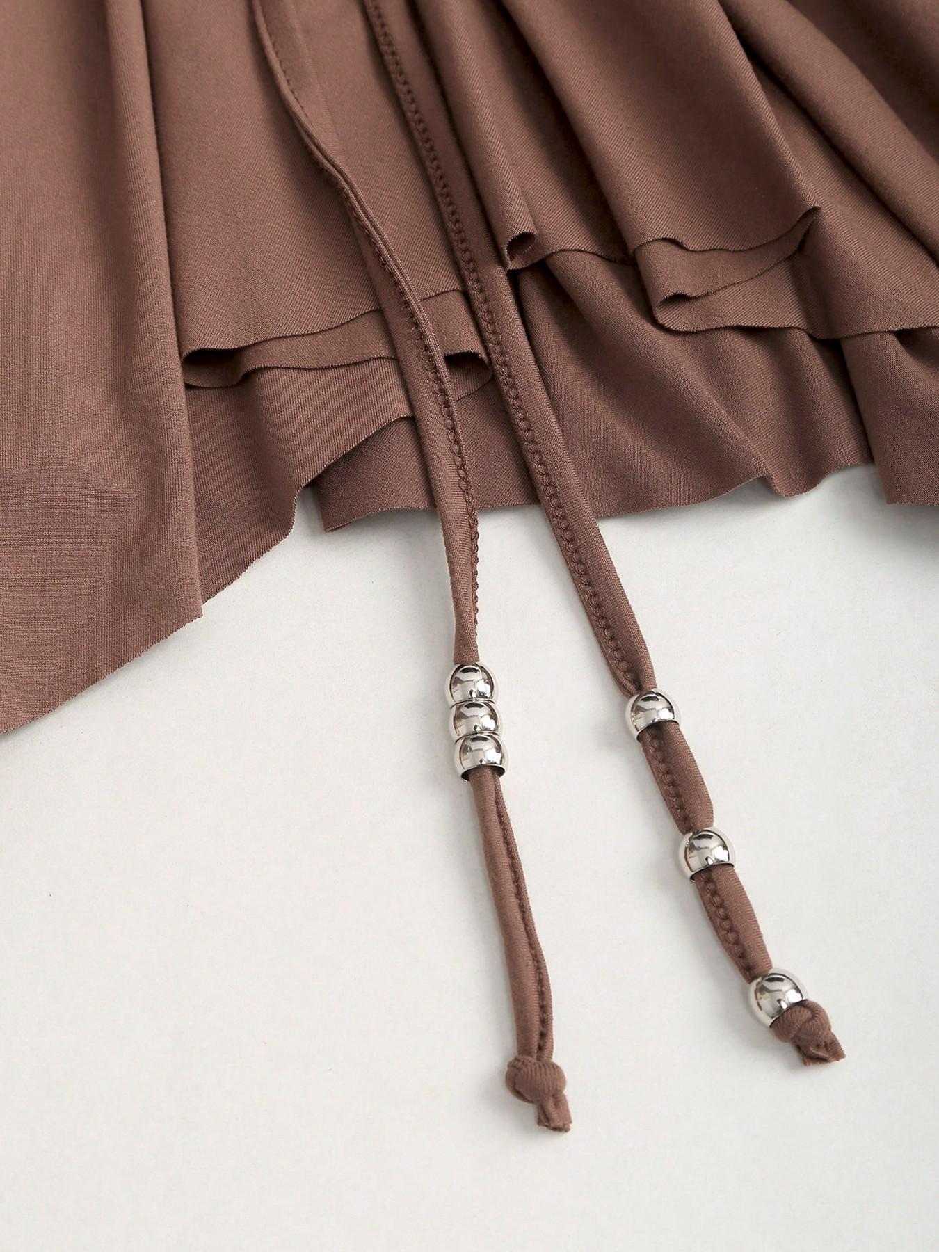 Women's Post-Apocalyptic Vintage Punk Dress, Deep V Neck, High Waist, Irregular Hem, Short Skirt, Multiple Colors Available