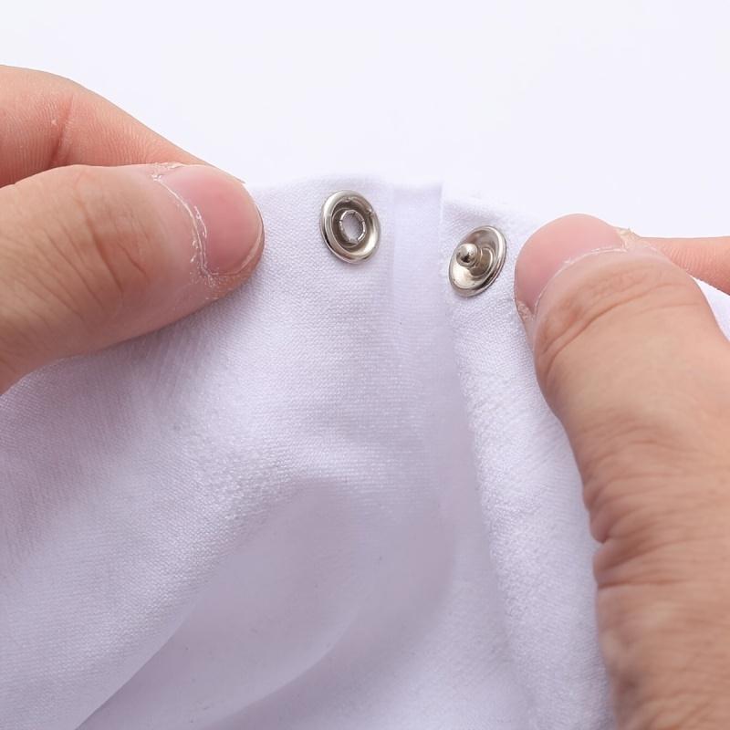 Sewing Button Set, 1 Set Sewing Button with Manual Pressure Pliers & Clear Storage Box, Metal Sewing Buttons for DIY Crafts, Clothes Hat Bag, Seam Supplies