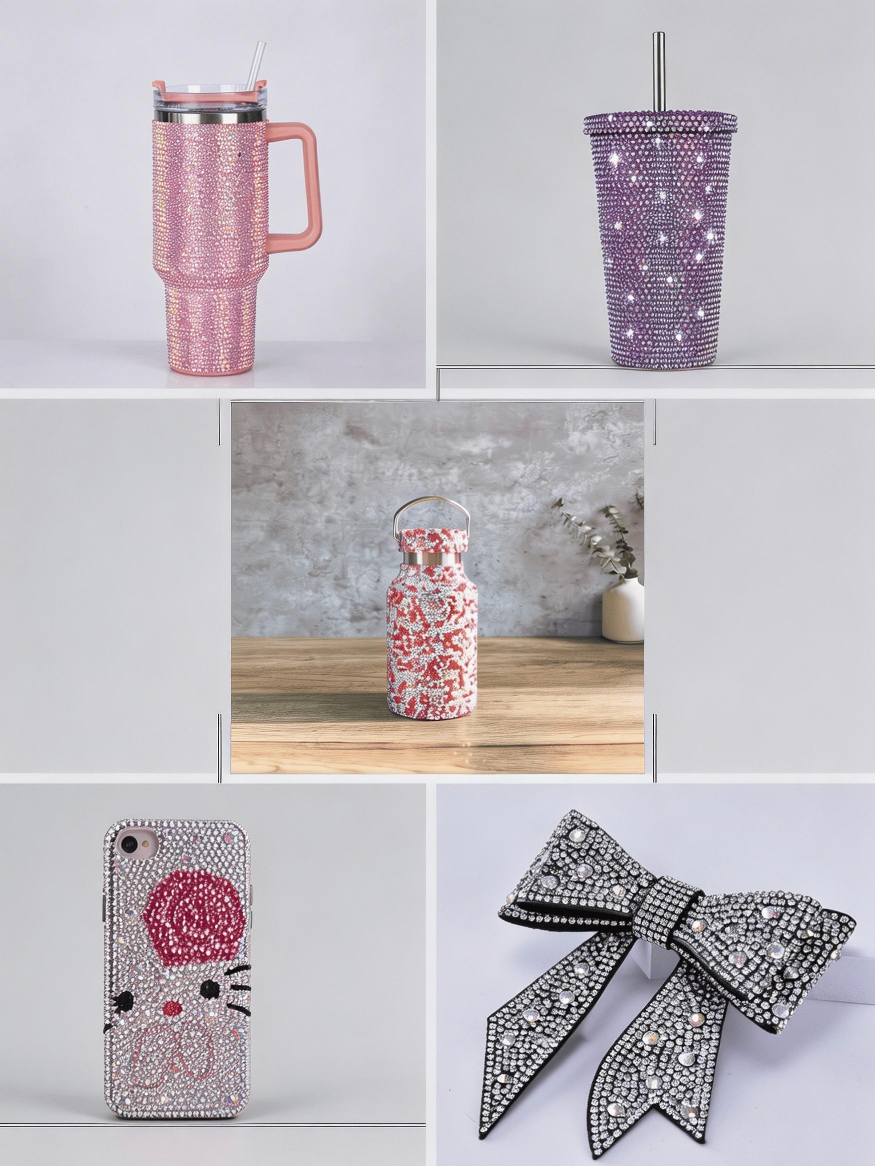 2880pcs Deep Blue Hot Pressed Glass Rhinestones, Unique Nail Art DIY Decor, Perfect for Trendy Street Style Nail Players