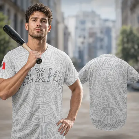 Men's Letter & Figure Stitched Button Front Baseball Jersey, Casual Loose Short Sleeve V Neck Baseball Top for All Seasons, Baseball Christmas Gifts,Unisex Sportswear for Training & Competition Workout Tops, Jersey Shirts