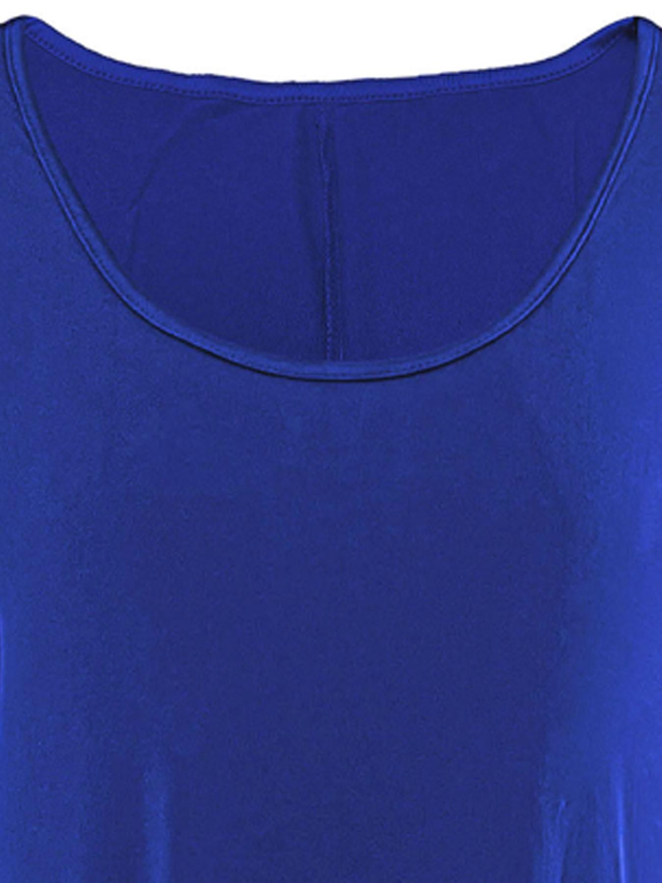 Plus Size Round Neck Short Sleeve Maxi Dress, Loose Flowy Hem, Curvy Friendly Long Dress