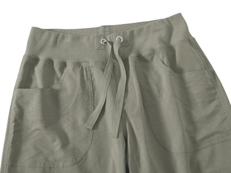 MoFiz PLUS SIZE Lightweight Hiking Cargo Pants Outdoor Quick Dry Casual Travel Sweatpants Joggers Elastic Waist 6 Pockets 4 Button Pockets Comfy Moms over 30 four season Basic XS-4XL