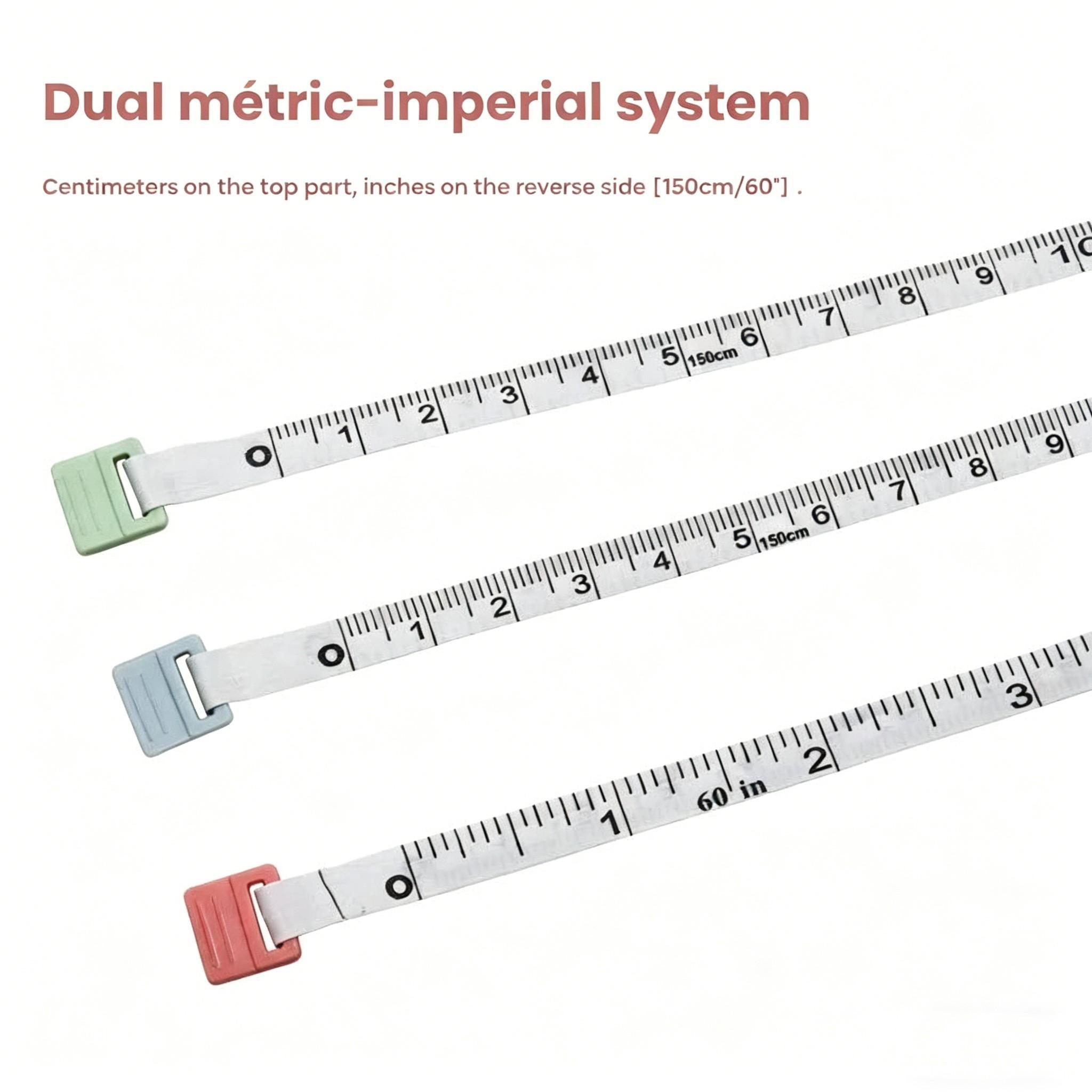 Nordic Style Automatic Retractable Square Tape Measure, 1.5m Mini Portable Tailor Measuring Tape, Ideal for Home & Body Measurements