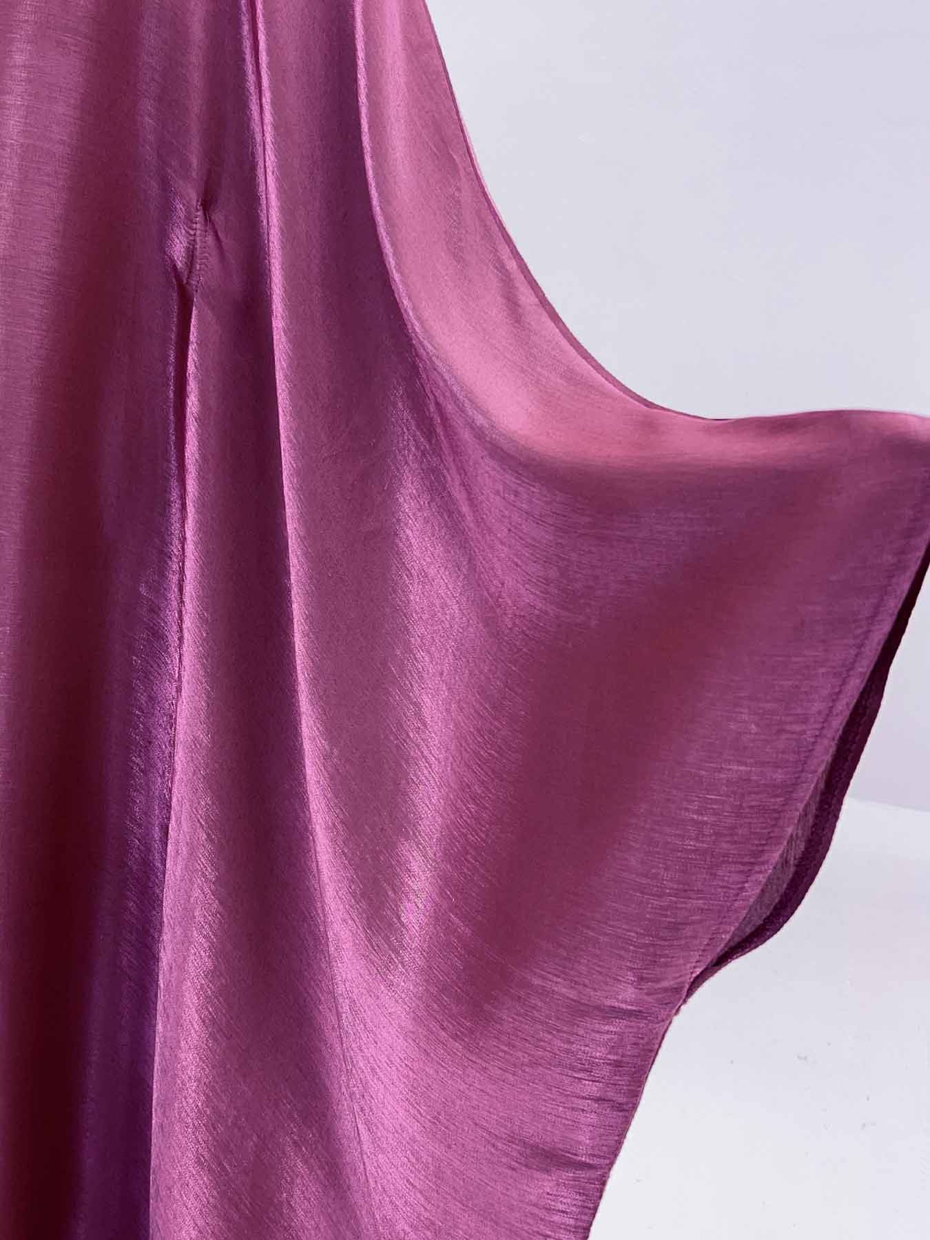 Women's Solid Color Round Neck Kaftan, Modest Fashion Long Sleeve Maxi Dress for Daily Wear, Women's Islamic Clothing for All Seasons