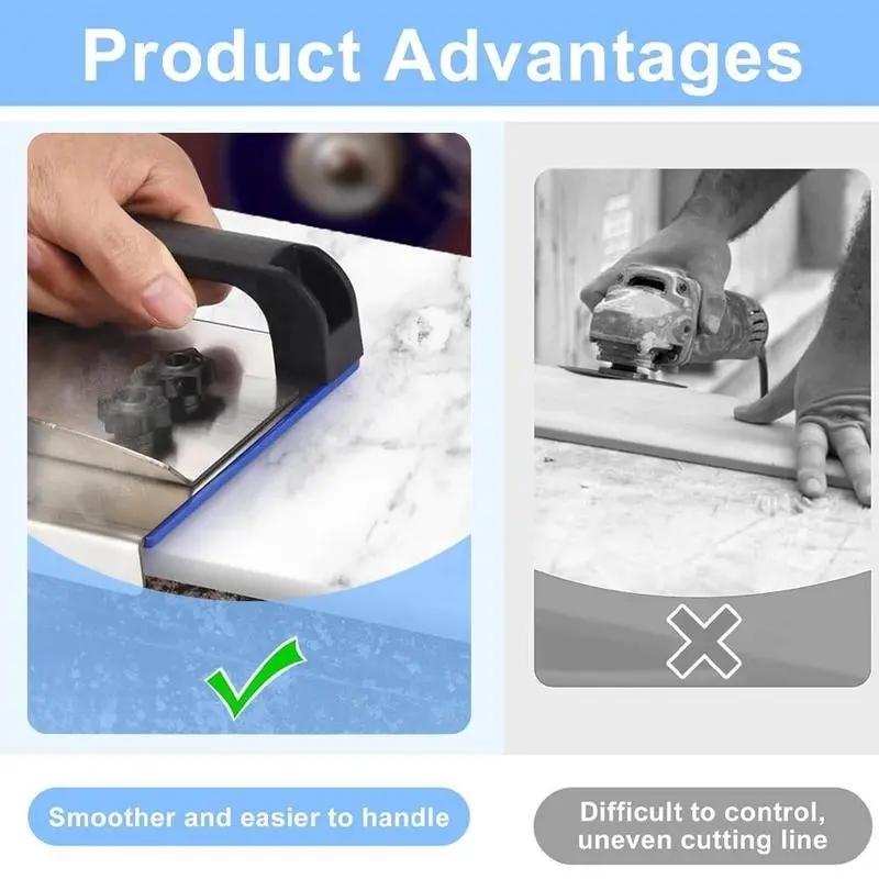 Angle Grinder Stand for Tile 45° Chamfer Cutting, 45 Degree Tile Chamfering Tool for Cutting Ceramic Stone, Adjustable Angle Grinder Bracket for 100-Type Angle Grinder