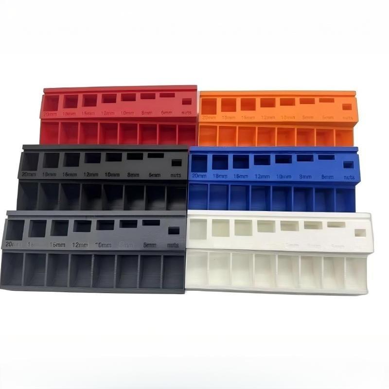 3D Printed M3 Bolt Organizer, New Creative Household Bolt Sorter Tool Ornament for Garage Workshop Home Storage Toolbox