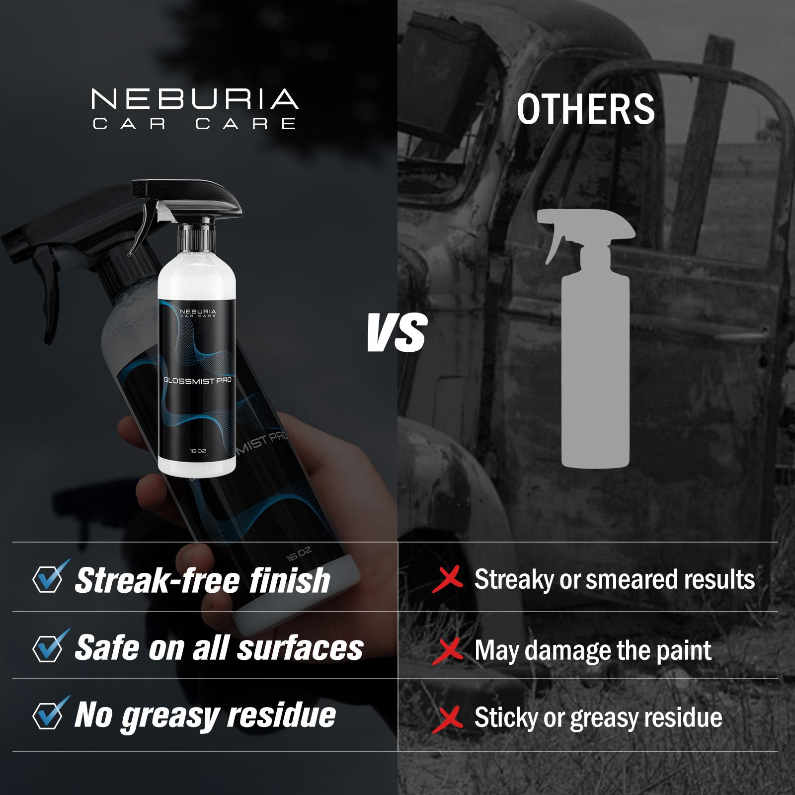 NEBURIA Car Coating Spray – Instant Gloss & Hydrophobic Protection,  Polishing for All Surfaces (Paint, Glass, Plastic)-Advanced Automobile Quick-acting Coating Agent With Dust -Proof and Glazing Effects-Long Lasting Car Paint Waxing Solution