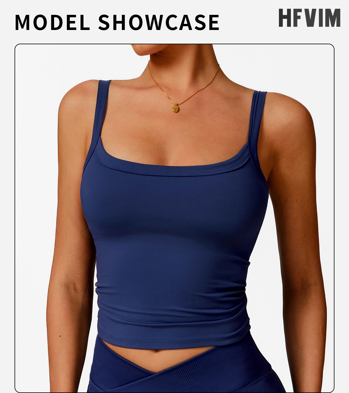 2025 Summer Women's Yoga Tank Top - Racerback Sleeveless Workout Shirt with Built-in Bra | 4-Way Stretch, Quick Dry & Breathable for Hot Yoga, Gym | TikTok Viral Fitness Apparel