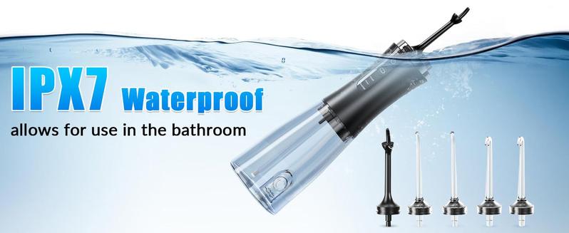 Oral irrigator Visual Water Flosser C2 with 10 MP Camera for Teeth, 2 Modes 12 Gears IPX7 Portable 350ML Water Tank.Very suitable for giving to your relatives, friends and family on Christmas, birthdays, graduation season, and other festivals flossing