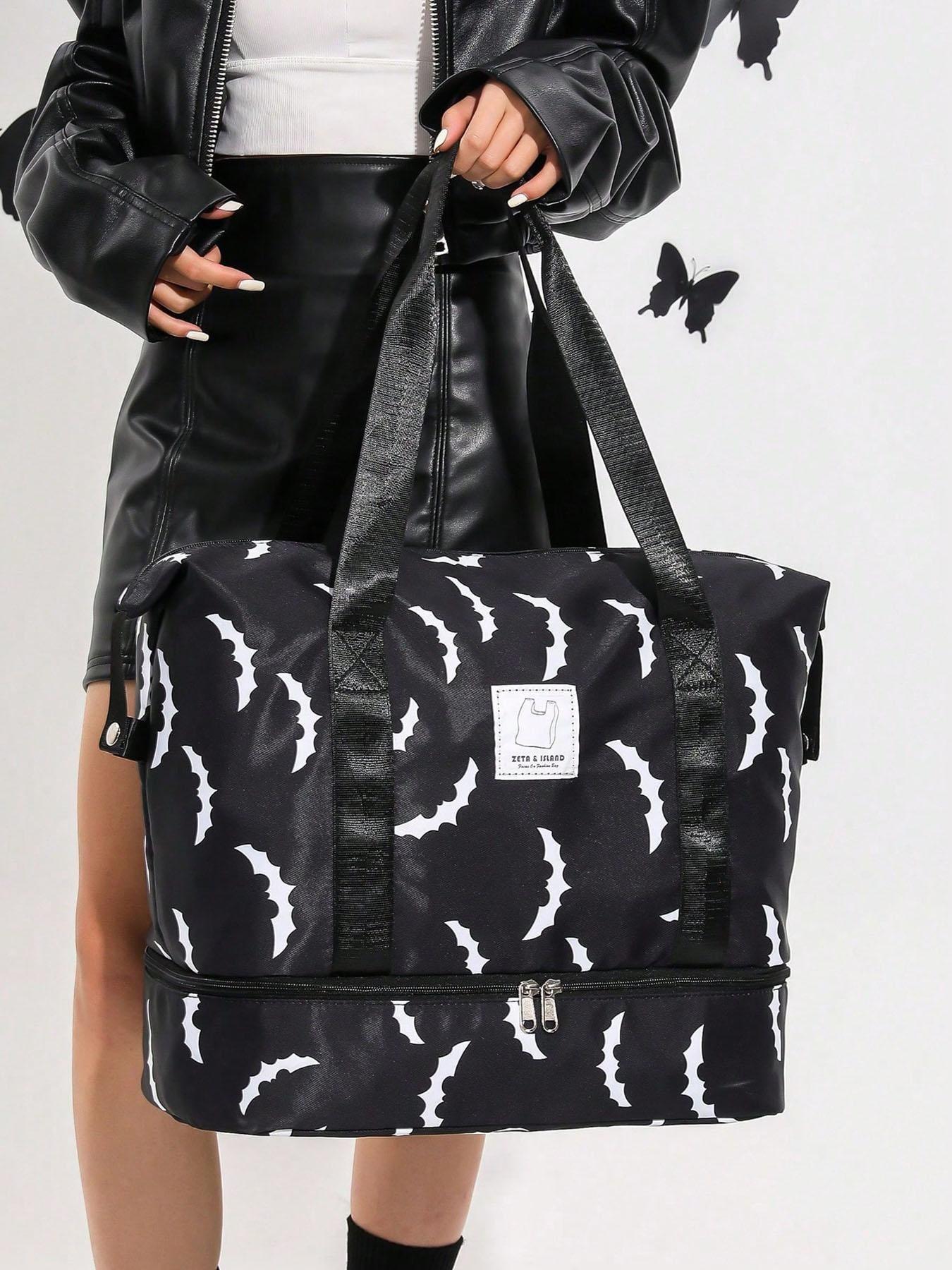 Leopard Print Large Capacity Travel Bag, Lightweight Short-distance Travel Bag, Multi-functional Suitcase Shoulder Bag for Women & Men, Fashionable Patterned Bag, Lightweight Outing Bag, Convenient Carry Bag, Fashionable Duffel Bag, Duffle Bag Travel