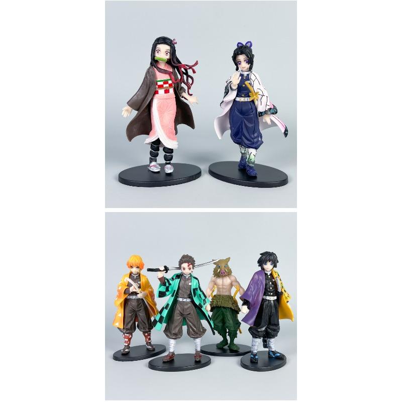 Ghost Slayer Blade Figure Model Ornament Anime Vulcan Tanujiro My Wife Goodwill Miko Tomioka Yoshiyuki Assembled