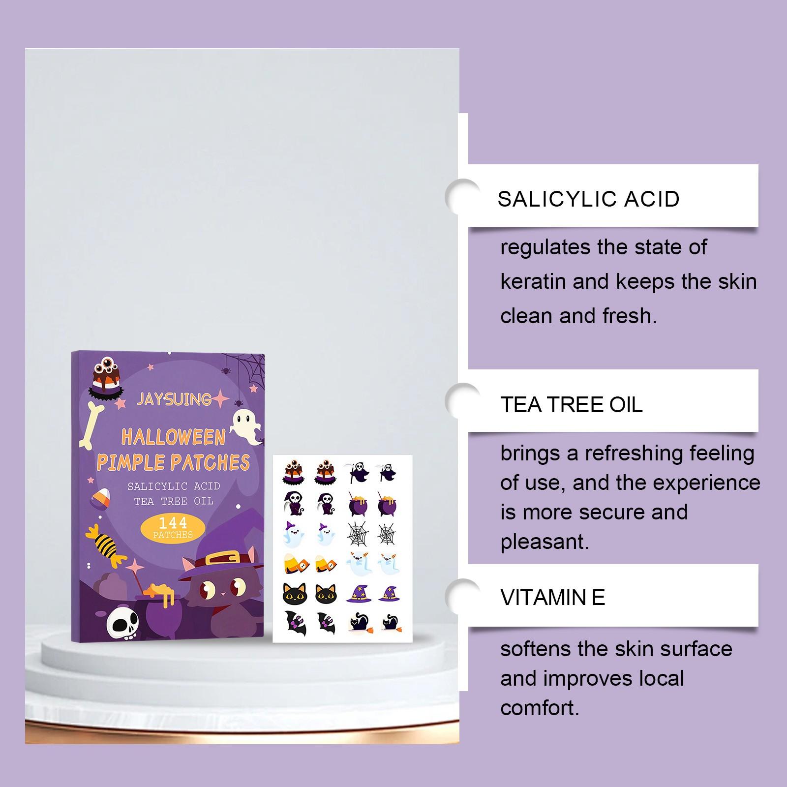 Jaysuing Halloween Acne Patch | Gentle Skin Care, Breathable & Covers Blemishes