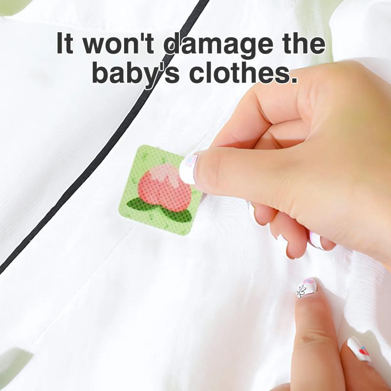 180 randomly designed cute cartoon mosquito repellent patches provide 24-hour protection.