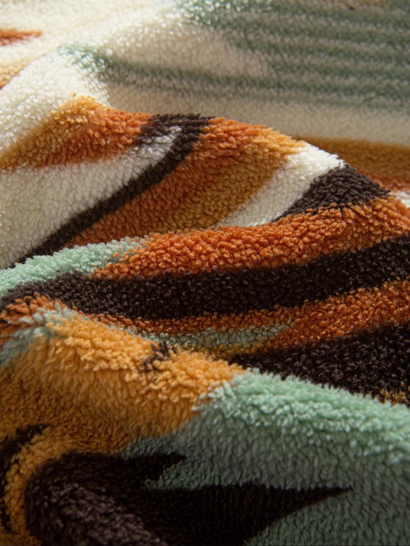 Men's Fleece Half-Zip Sweatshirt, Fall Winter Warm Casual Long Sleeve Top, Comfortable Stylish Wear