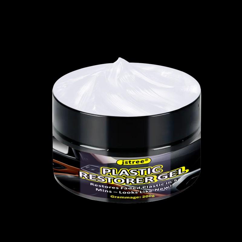 Jstree Plastic Refinish Paste, Car Interior Aging Repair, Plastic Restoration Tool, 200g, Automotive Care Essentials
